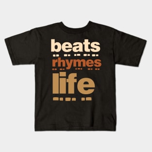 Beats Rhymes Life 36.0 Kids T-Shirt